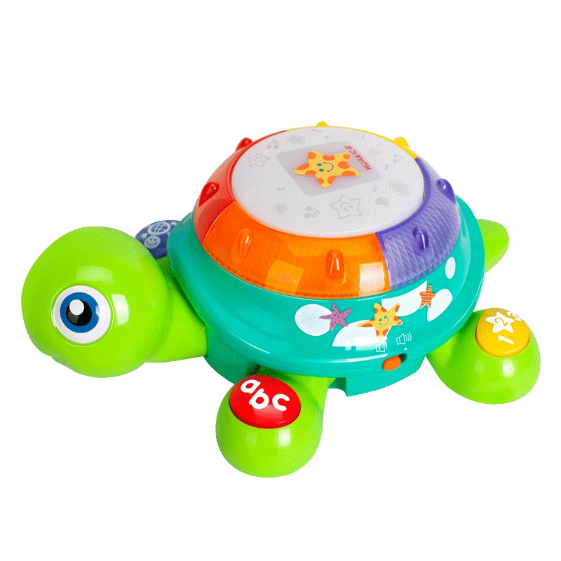 汇乐玩具(HUILE TOYS)启智爬行龟 678 玩具电动手拍鼓 儿童1-3岁爬行玩具 早教玩具