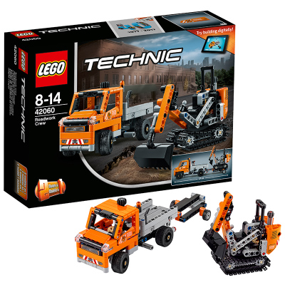 LEGO 乐高 Technic机械组系列 修路工程车组合 42060 8岁以上 200块以上 塑料玩具