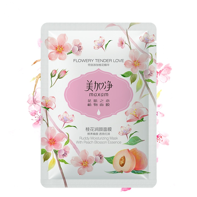 美加净桃花润颜面膜25ml保湿补水营养滋润