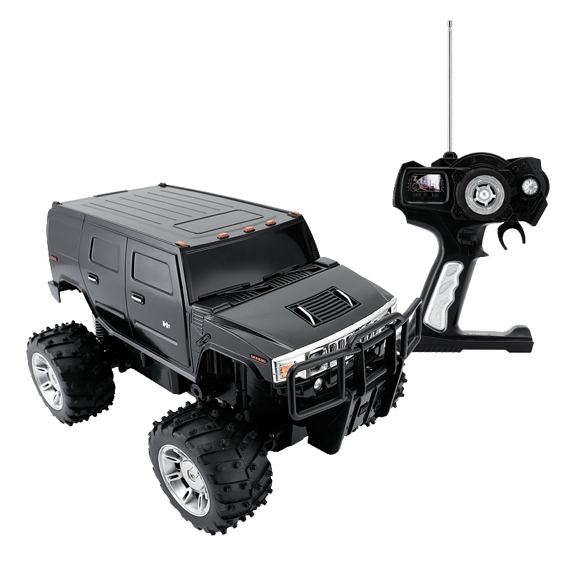 星辉(Rastar)悍马H2 SUV 1:14充电遥控车儿童仿真遥控汽车模型玩具车28800黑色