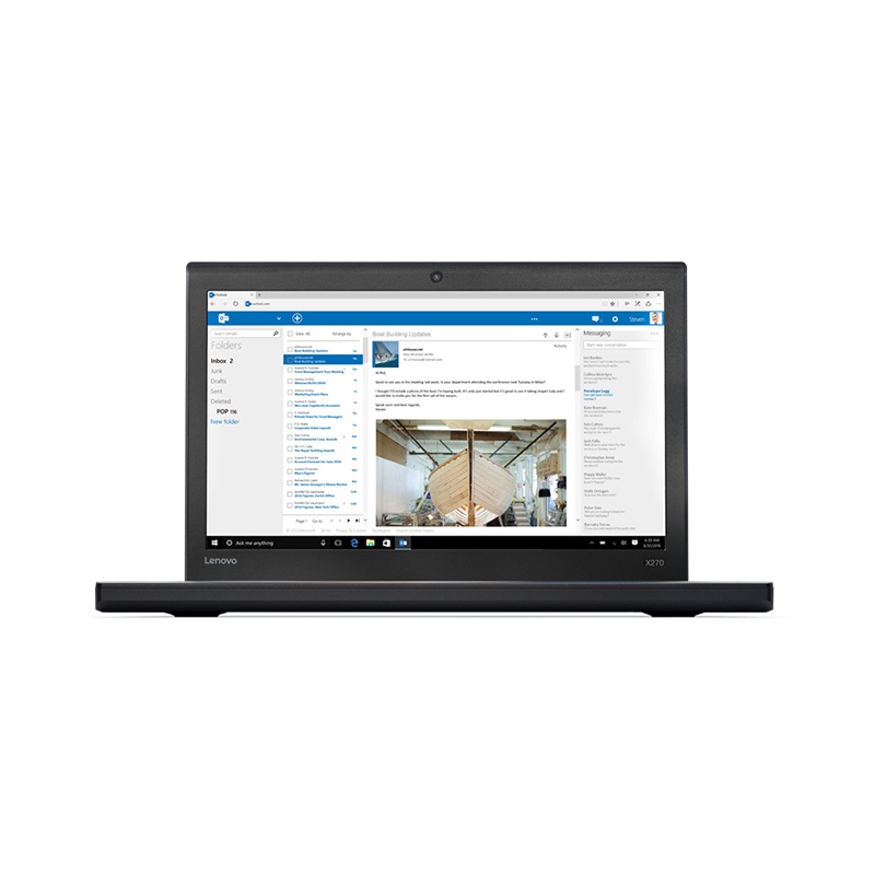 联想ThinkPad X270 12.5英寸商务笔记本电脑(i5-6200U/8G/256g固态/三年保修)