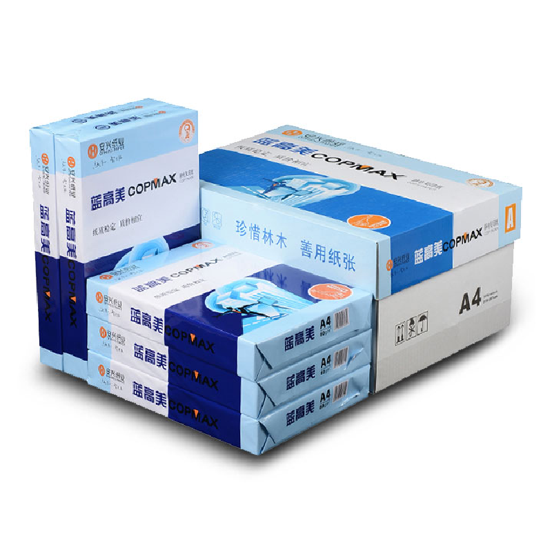蓝高美复印纸 A4-80G 500张/包 10包/箱T