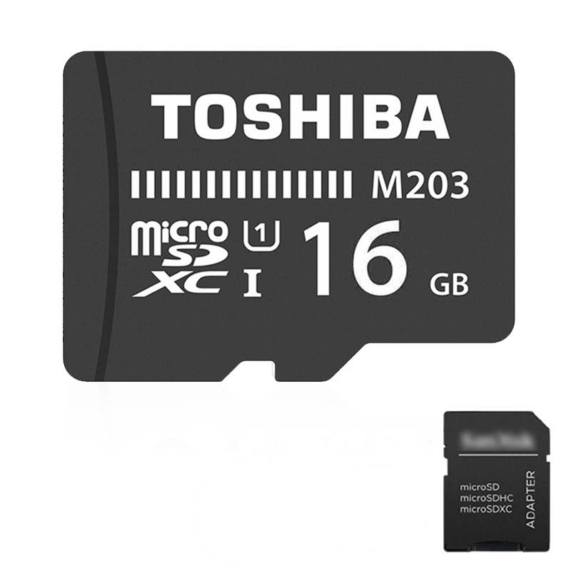 【赠读卡器/SD卡套】东芝（TOSHIBA）TF卡 16GB 100MB/s手机存储卡