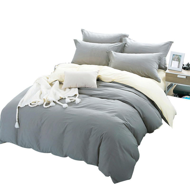 南极人(NanJiren)家纺 纯棉被套单品纯色全棉被套单件 床上用品1.5m床1.8米床2米床单件被罩被单
