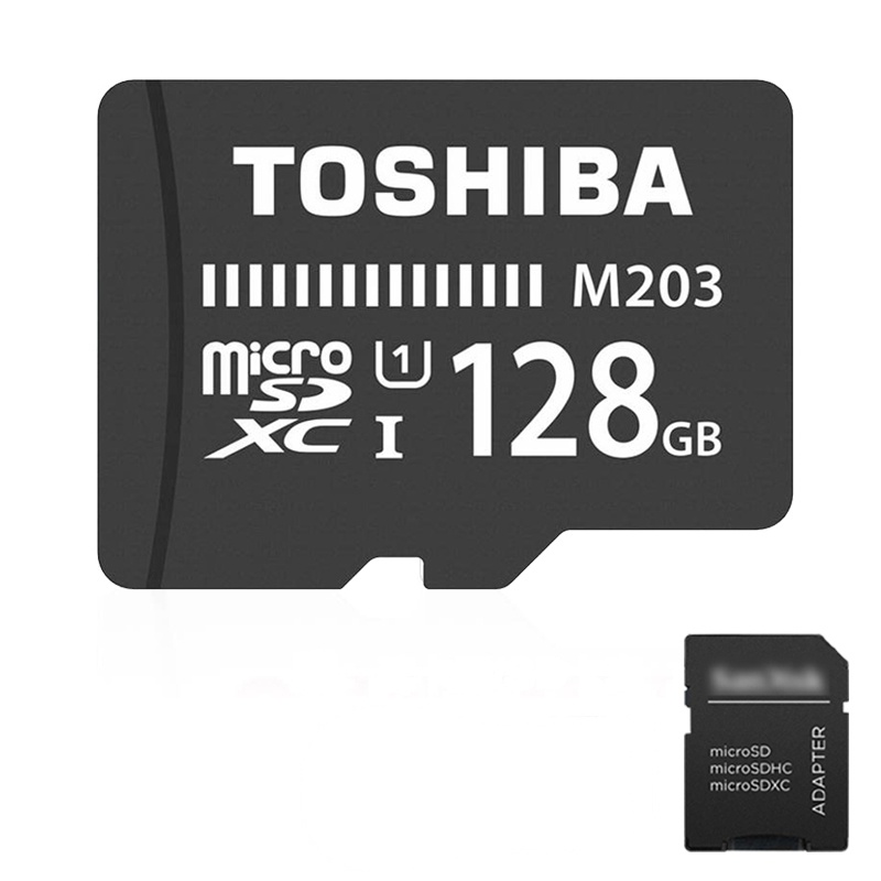 [赠读卡器/SD卡套]东芝(TOSHIBA)TF卡128GB 100MB/s手机存储卡