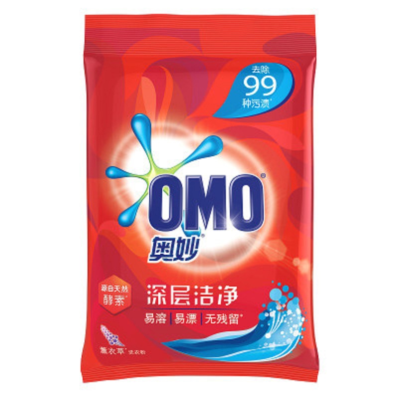 奥妙(OMO) 源自天然酵素 深层洁净 洗衣粉 1.8KG (袋)