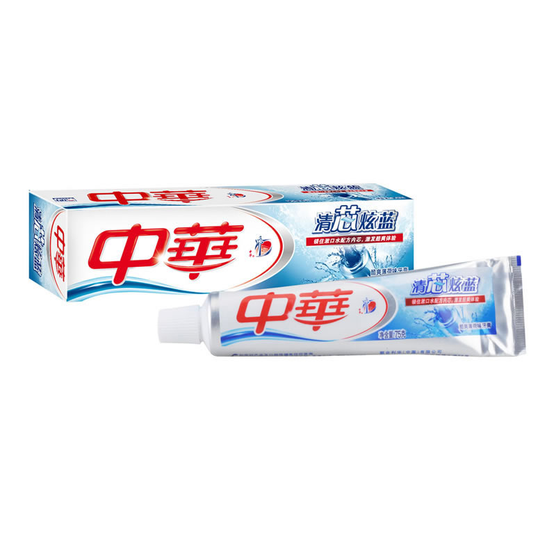 中华 清芯炫蓝酷爽薄荷味 牙膏 75g(支)
