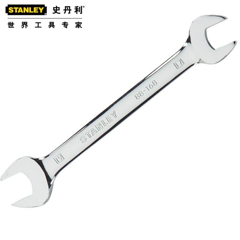 史丹利(Stanley) 19X17MM 公制精抛光双开口扳手 93-398-1-22 (把)