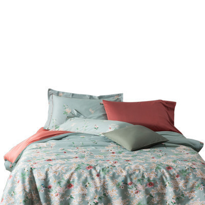 凯盛家纺 60s支全棉贡缎全棉四件套全棉床品套件床上用品床单被套 贝熙