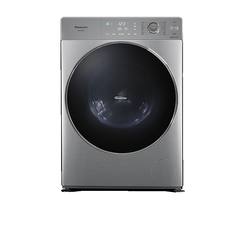 松下(Panasonic) XQG100-SD128 10公斤 变频 除味除菌 双极除螨 超薄滚筒洗衣机（遂雅黑）