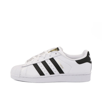 阿迪达斯儿童(ADIDAS KIDS)2018新款三叶草大童 金标贝壳头板鞋 青少年鞋C77154