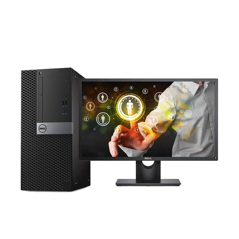 戴尔(DELL)商用OP 7040MT台式电脑 23英寸屏(i7-6700 8G 1T+256G固态 4G独显 刻录)