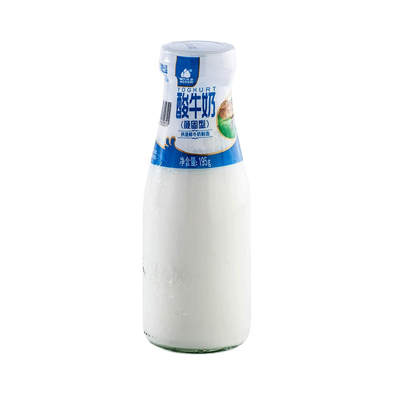 温氏 发酵乳凝固酸牛奶 195g(玻璃瓶装)