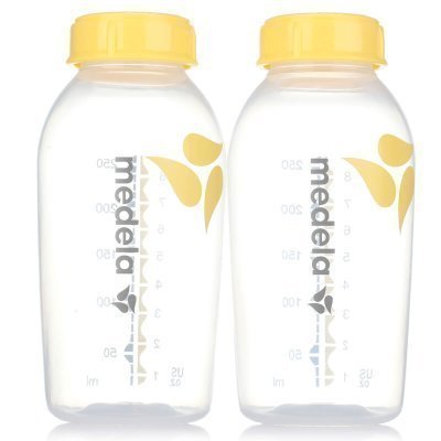 美德乐（Medela）母乳储存瓶储奶瓶 PP材质 250ml 2个装 储奶袋/瓶 原装进口