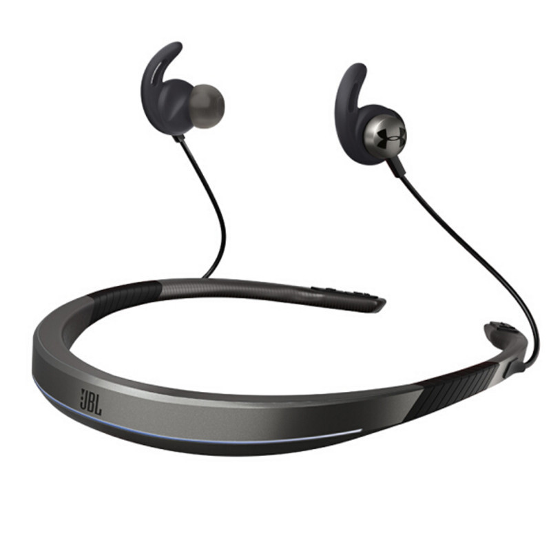 JBL UA Flex 安德玛联名户外运动耳机 可调节颈挂式蓝牙耳机 无线音乐耳机耳麦 黑色