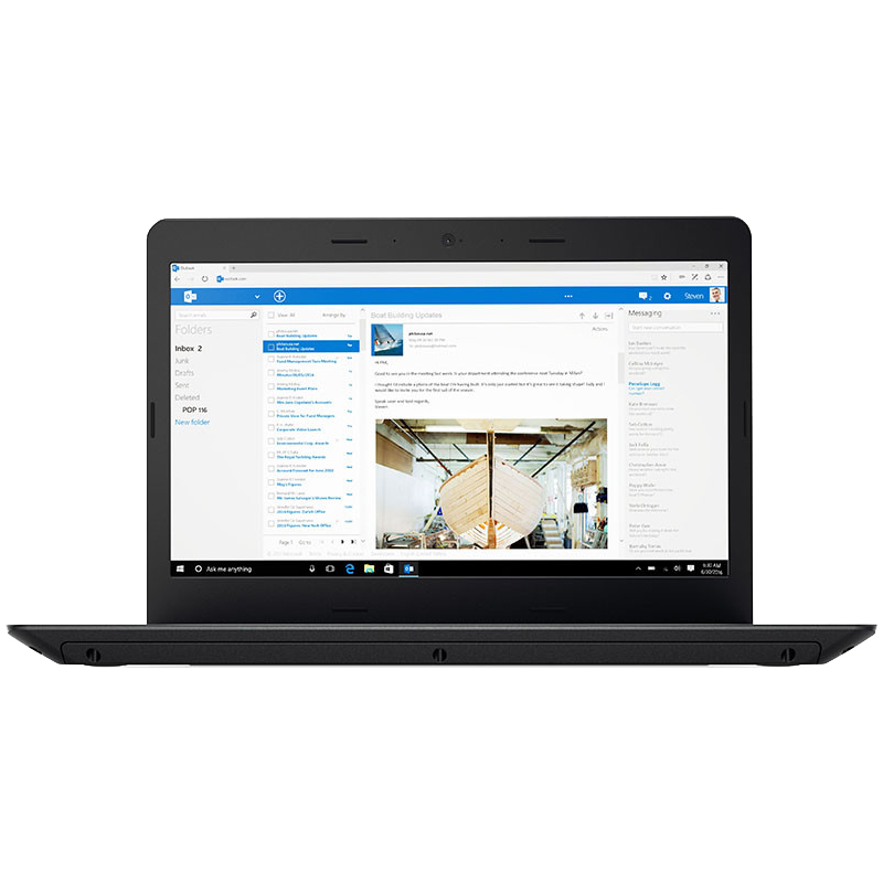 联想(Lenovo)ThinkpadT470 14寸笔记本电脑(I5-6200U4G1T2G独显)