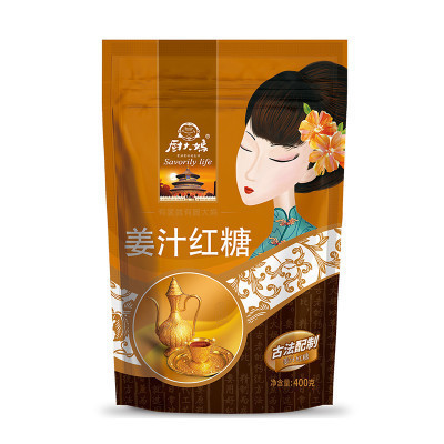 厨大妈姜汁红糖400g