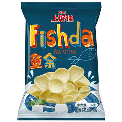 上好佳 鱼余 原味 膨化食品 35g