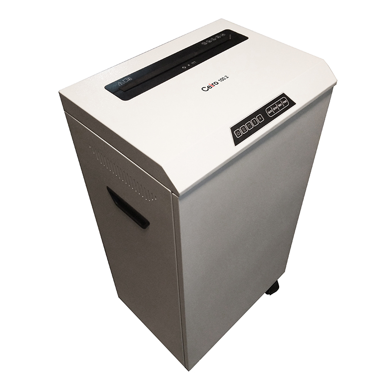 碎乐(Ceiro)100.2 碎纸机(单次28张4*25 静音保密系列 80升大容量 420X270X720mm)