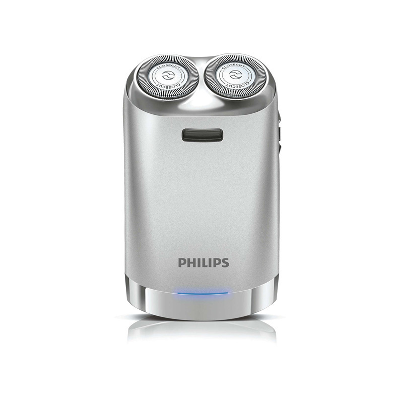 [USB充电]飞利浦(Philips)HS198 双刀头电动剃须刀 刀头水洗 充电式男士刮胡刀 [保税仓发货]