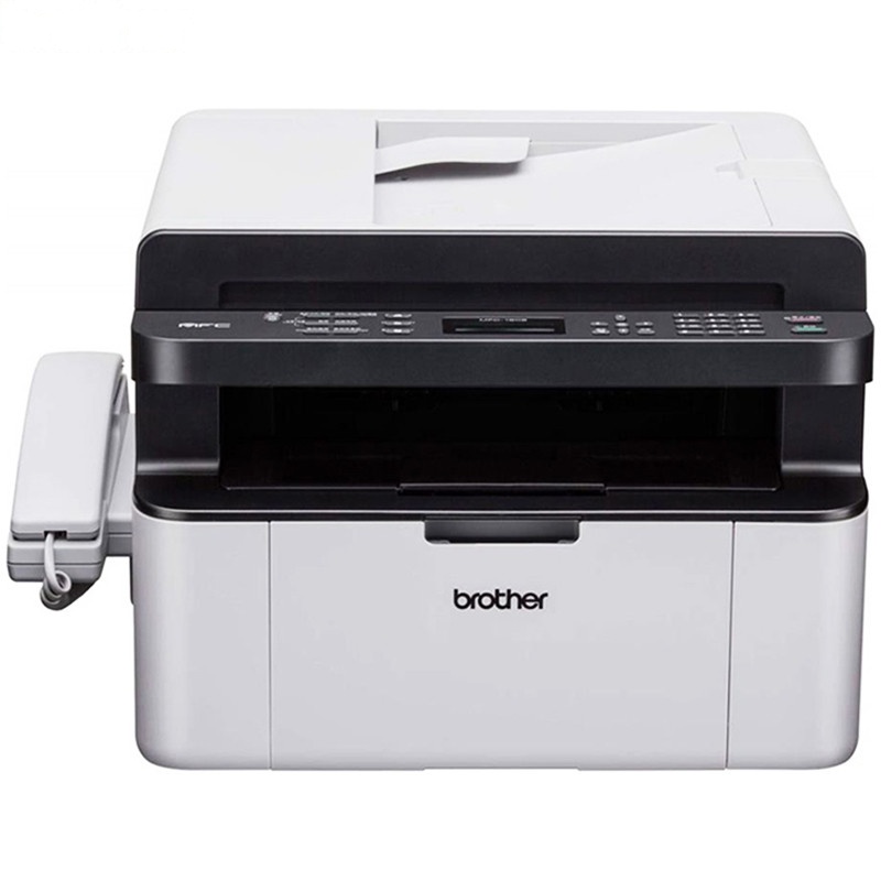 兄弟(Brother) MFC-1908 A4黑白激光多功能一体机 打印 复印 扫描 传真 带电话手柄