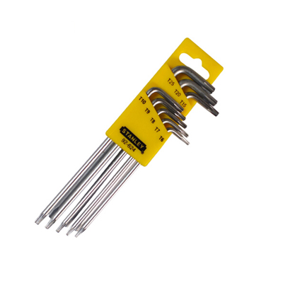 工具库 史丹利Stanley 8件套 长L形中孔花形扳手TT6-TT25 92-624-23 8件套 2套/组