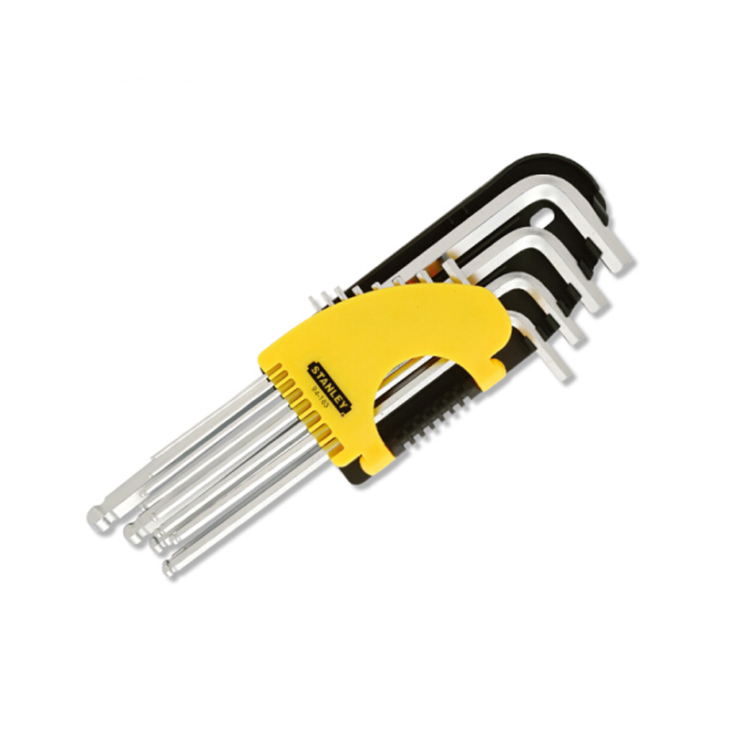 工具库 史丹利Stanley 12件套英制球头内六角扳手 94-163-23 12件套