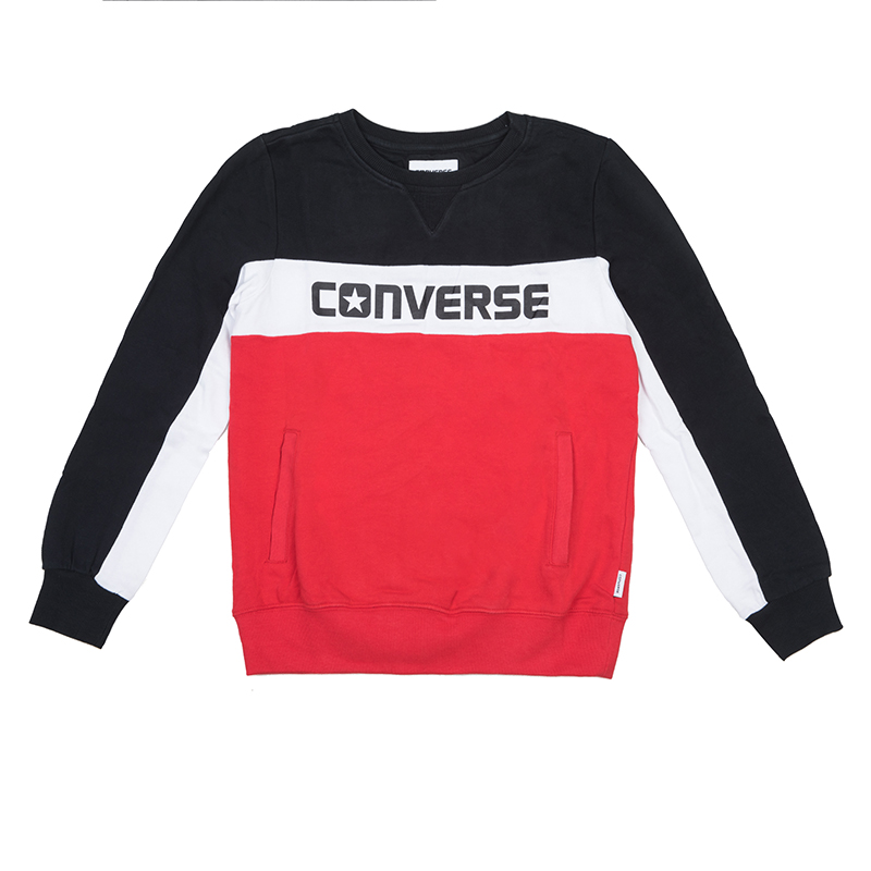 匡威儿童(CONVERSE KIDS) 男童圆领套头卫衣 81121HO087029