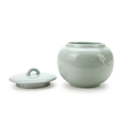 恒福(TEA MiLL) 茶具 茶道配件 瓷上青云茶叶罐 陶瓷 其他
