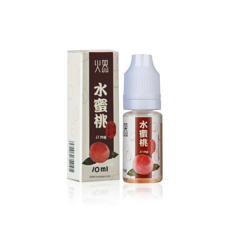 火器电子烟水蜜桃烟油11mg pv7:3