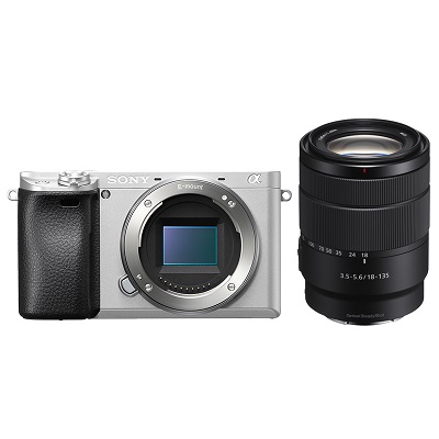 索尼(SONY) ICEL-6300/S+SEL18135_KIT 微单相机 套机 轻巧便携(银色)
