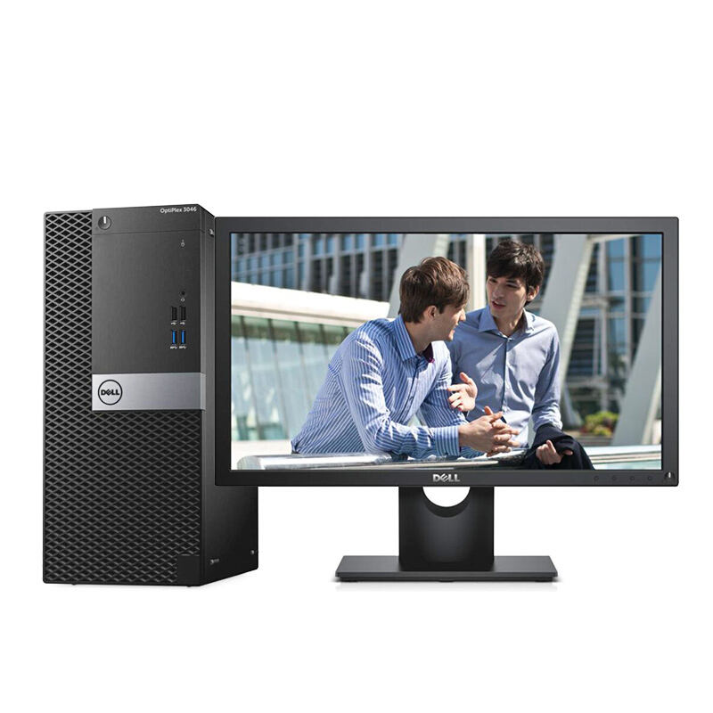 戴尔（DELL）OptiPlex3046MT商用台式电脑(i3-6100 4G 500G集显 DVDRW Win10H)