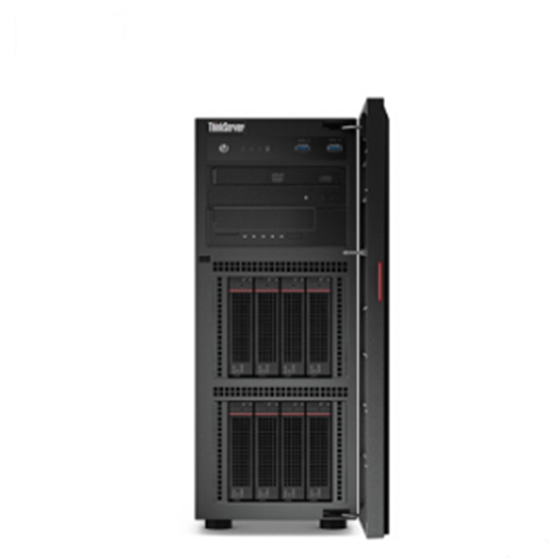 联想(Lenovo)ThinkServer TS560服务器 1*E3-1220v6 8G 2*1T 450W DVD