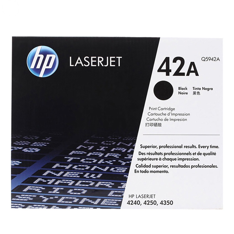 惠普(HP) Q5942A(42A) 黑色硒鼓黑色(硒鼓/粉盒) (适用4240、4250、4350系列 )