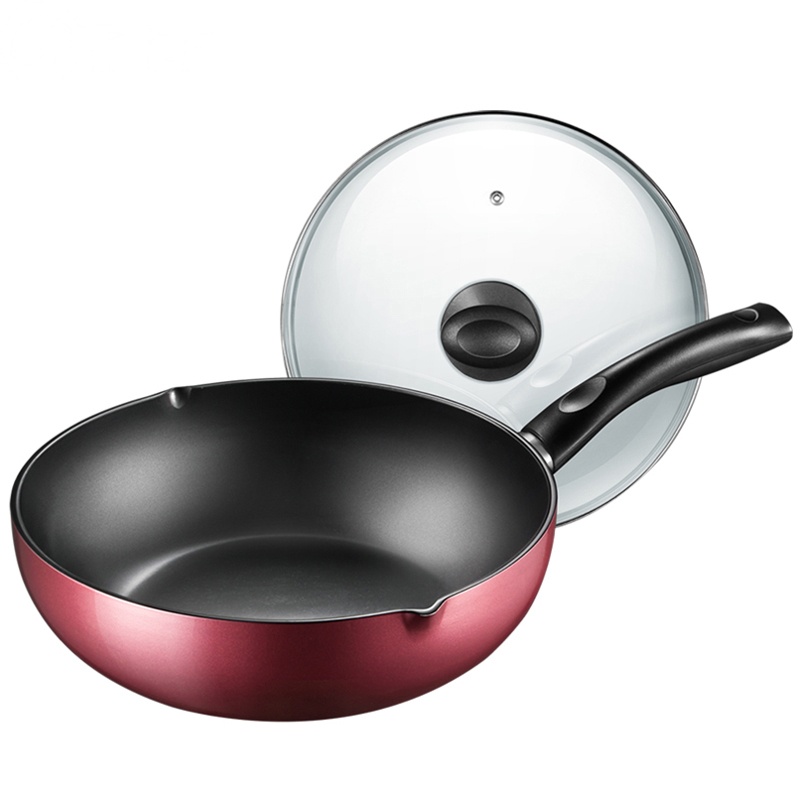 美的(Midea)CL28J1燃气电磁炉通用健康不粘涂层不黏锅煎炒锅