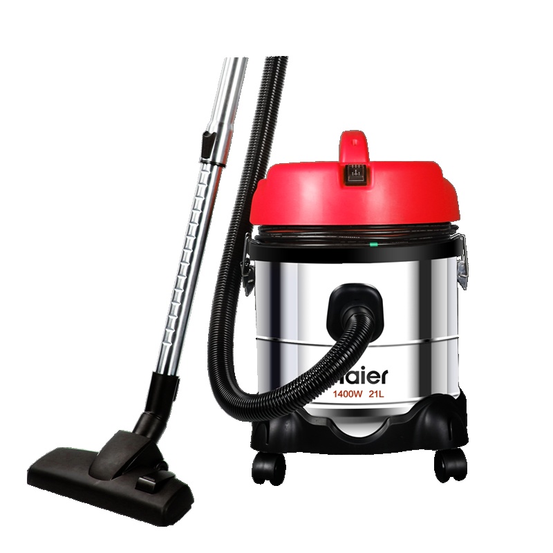 海尔(Haier)桶式吸尘器HC-T3143R 红色 家用商用 干湿吹三用 桶式酒店宾馆