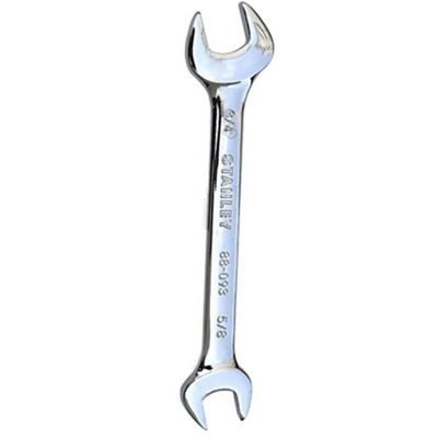 工具库 史丹利Stanley 英制精抛光双开口扳手88-093-1-22 5/8寸×3/4寸 5把/组