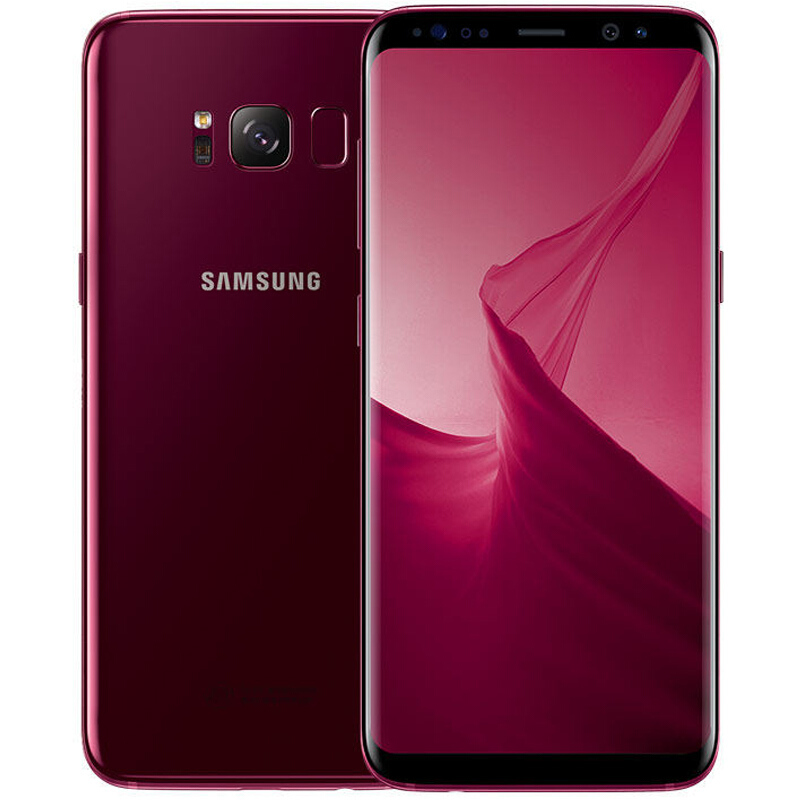 三星 (SAMSUNG) S8+ 智能手機 (128GB)勃艮第紅 手持電話
