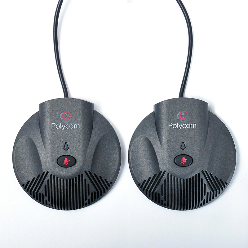 宝利通(POLYCOM)商务会议电话SoundStation Duo扩展麦克风办公固定有绳电话机座机八爪鱼配件