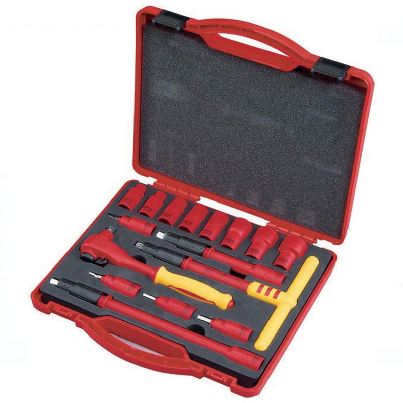 世达16件套10MM系列VDE绝缘套筒组套SA09268