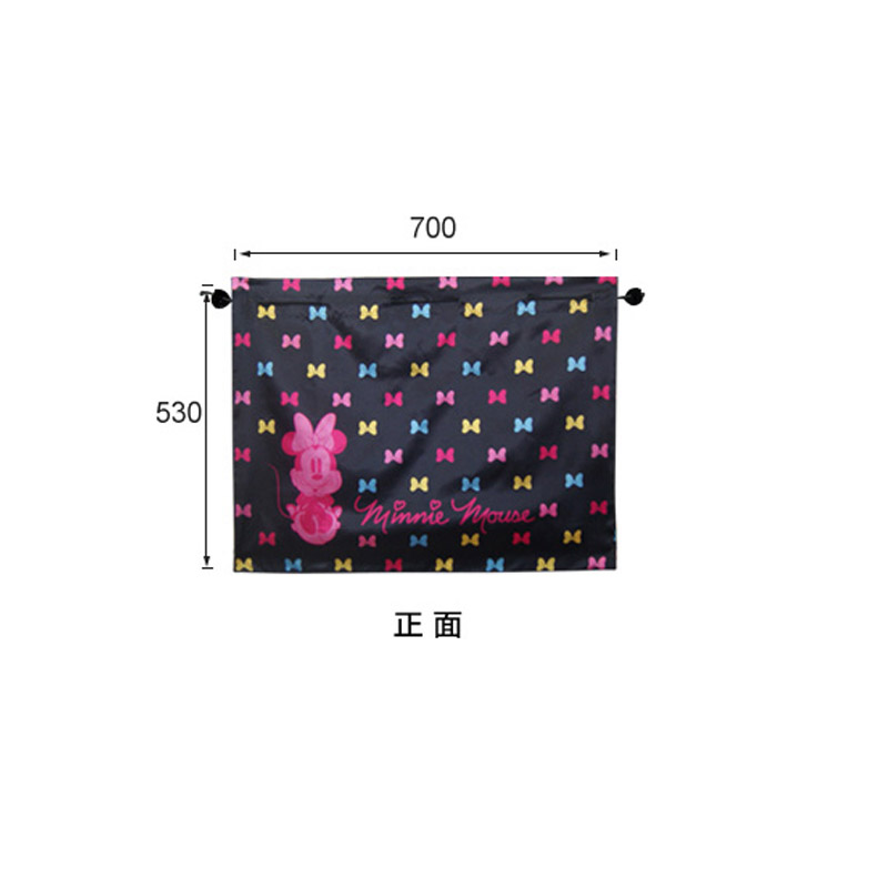 NAPOLEX迪士尼汽车用品 米妮卡通铝箔双层双面遮阳帘(对装)MNC022汽车用车窗防晒隔热遮阳挡侧挡 对装