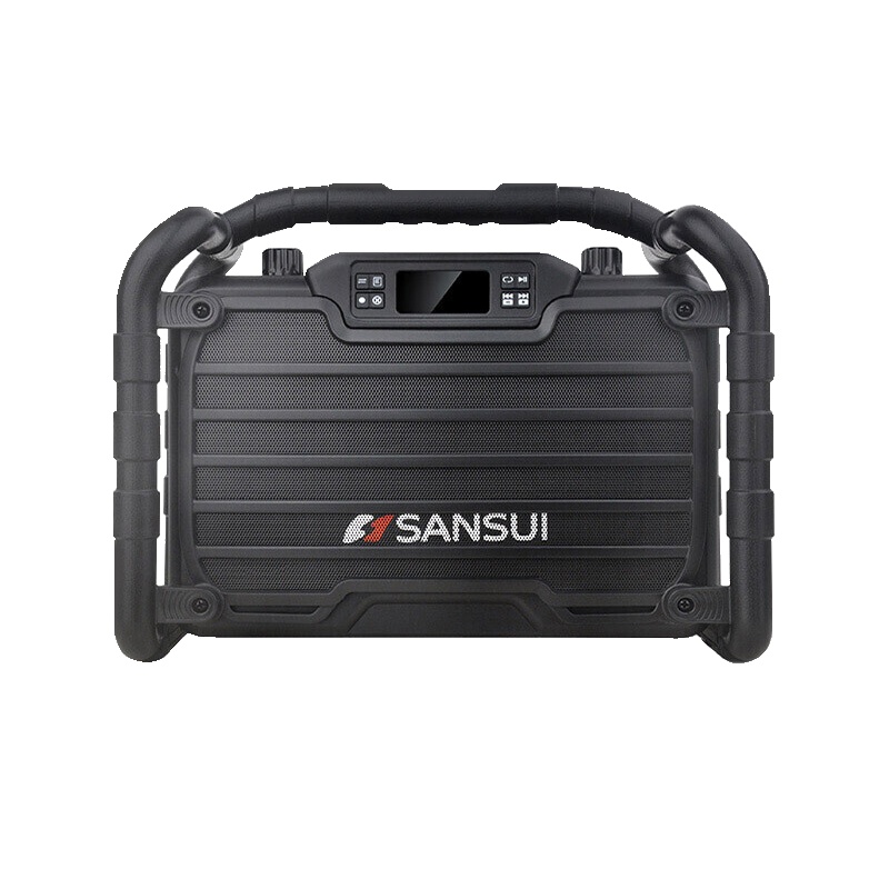 山水(SANSUI)SS2-06广场舞音响 蓝牙拉杆音箱户外便携式音响 大功率带无线麦克风扩音器