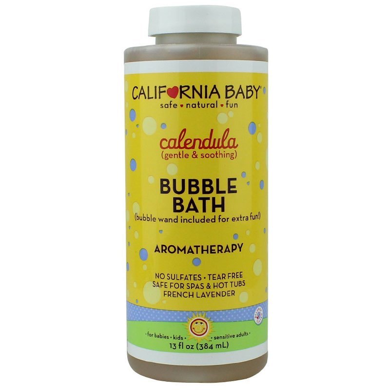 加州宝宝(California Baby)金盏花防湿疹泡泡浴 宝宝沐浴露 384ML 有香味