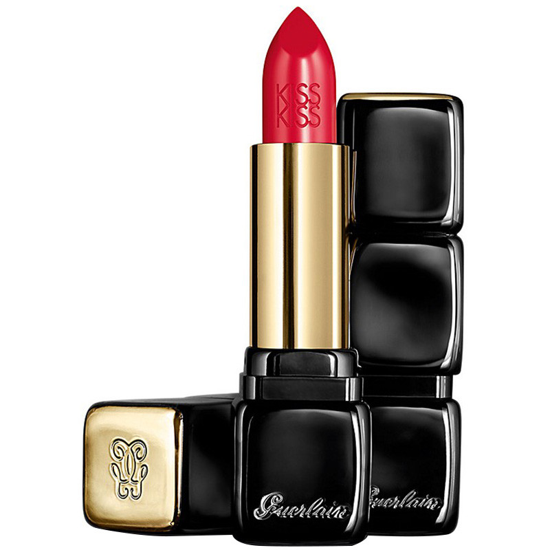 娇兰(GUERLAIN)Kiss法式之吻亲亲口红唇膏黑管系列 3.5g #325 Rouge Kiss热吻红淡化唇色