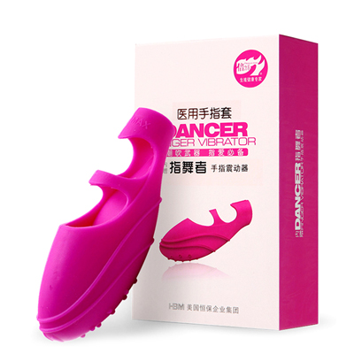 倍力乐指舞者女用自慰G点高潮les震动手指套2只装按摩器成人情趣性用品