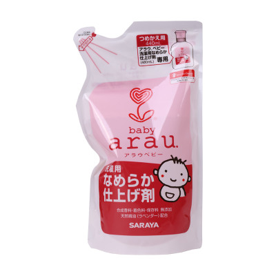 莎罗雅（SARAYA）婴儿 柔顺剂衣物专用洗涤柔软剂 有香味 薰衣草花香 替换装 440ml 婴幼儿通用