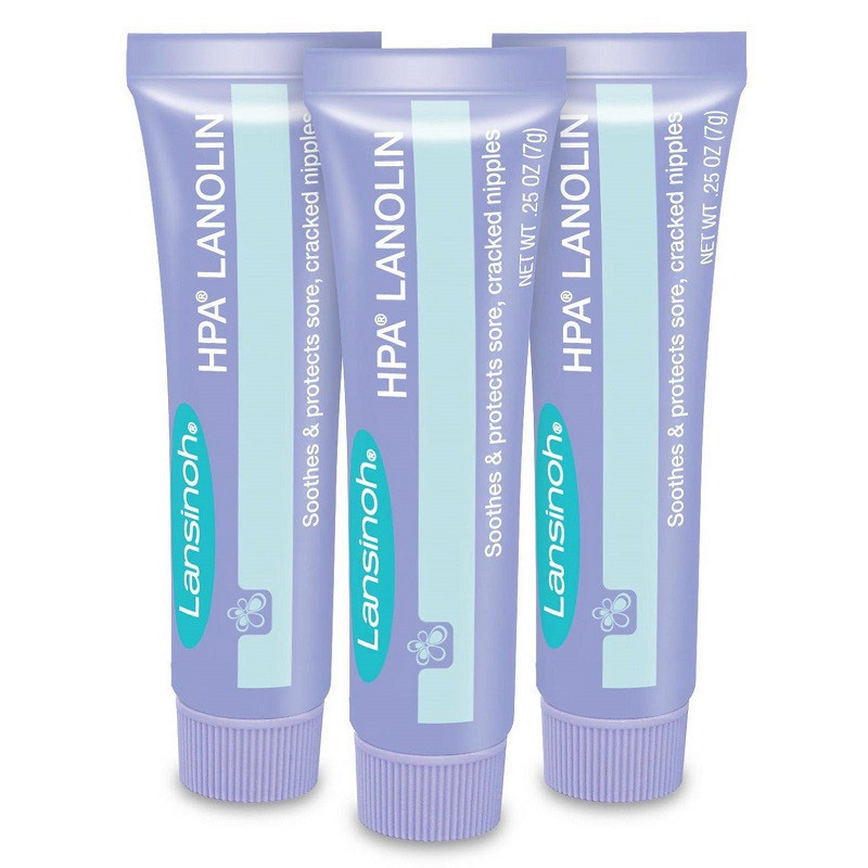 Lansinoh 兰思诺 羊毛脂 乳 头保护霜 7g (3只旅行套装)孕妈保湿乳 洗护用品