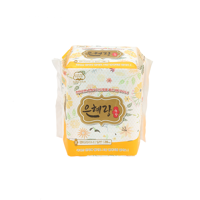 Enhelang恩惠娘 純棉韓方護墊15.5cm 20片