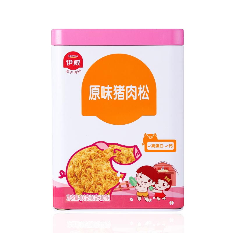 伊威儿童营养肉酥原味猪肉酥100g