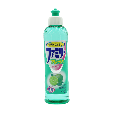 [柠檬酸杀菌]花王(KAO) 日本直采 抗菌去油污洗洁精 青柠檬香 270ml 瓶装